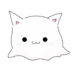 [LINEスタンプ] ゴーストにゃんこ