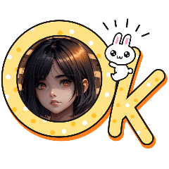 [LINEスタンプ] かわいい女性のスタンプ@6