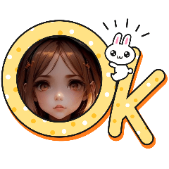 [LINEスタンプ] かわいい娘のスタンプ＠3