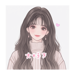[LINEスタンプ] 大人女子 イラスト スタンプ 美人 美女