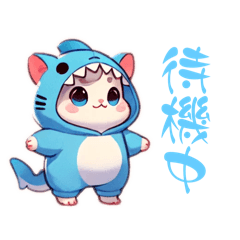 [LINEスタンプ] サメネコの日常