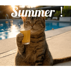 [LINEスタンプ] 春夏秋冬猫