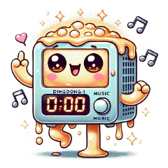 [LINEスタンプ] 電子レンジ宇宙人 ディンドン