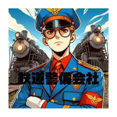 [LINEスタンプ] 鉄道警備会社®︎PROTECTION3