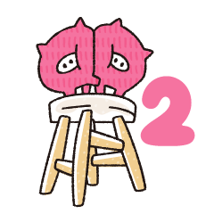[LINEスタンプ] おかしなピギー缶 2匹目