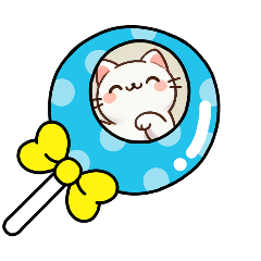 [LINEスタンプ] あいさつ得意なルンルンねこ 1