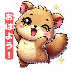 [LINEスタンプ] くわらびあいさつスタンプ