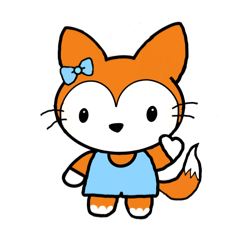 [LINEスタンプ] 狐とほっきょくぎつね