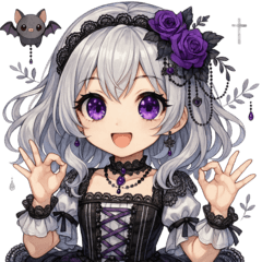 [LINEスタンプ] 黒瀬エリス