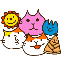 [LINEスタンプ] ネコさんたちの春