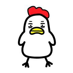 [LINEスタンプ] にわとり"コケ子"のよくわからないスタンプ