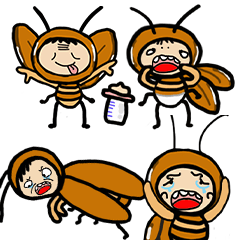 [LINEスタンプ] 知的な笑顔-10-304