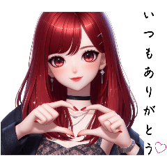 [LINEスタンプ] Sparkling Girls 1