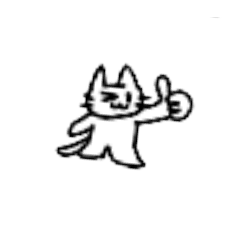 [LINEスタンプ] ガビガビネコ