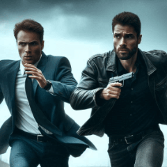 [LINEスタンプ] 映画のワンシーン～アクション映画版