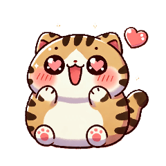 [LINEスタンプ] トラ猫の一日