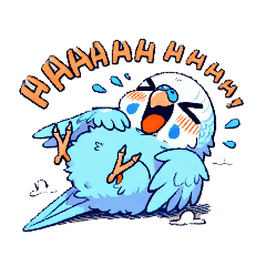 [LINEスタンプ] 青インコのそらちゃん