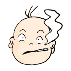 [LINEスタンプ] アキラの表情3