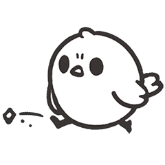 [LINEスタンプ] 無言のとりぴ