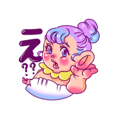 [LINEスタンプ] 空想エンジェルちゃん♡