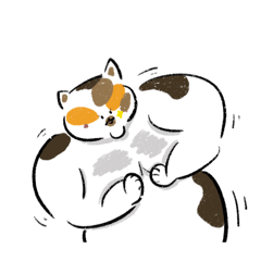 [LINEスタンプ] みけねこきなこ