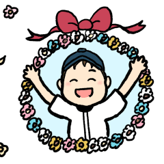 [LINEスタンプ] 野球がんばろ！