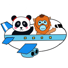 [LINEスタンプ] パンダときんしこう