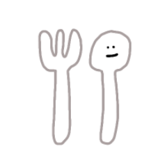 [LINEスタンプ] たのしいたべものたち