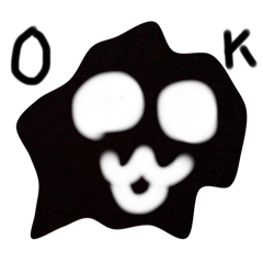 [LINEスタンプ] 心の暗い黒星スタンプ