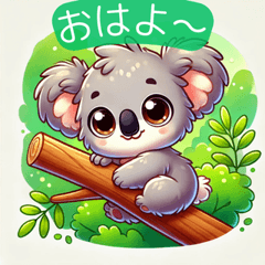 [LINEスタンプ] コアラ、楽しくてかわいいスタンプです！