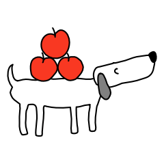[LINEスタンプ] たのしいイヌたち