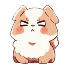 [LINEスタンプ] かわいい犬スタンプ（MAX40個入り）