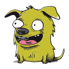 [LINEスタンプ] アメリカにいそうな犬dog（MAX40個セット）