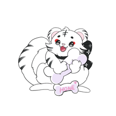 [LINEスタンプ] シロホワ君・ホワイトタイガー/マスコット