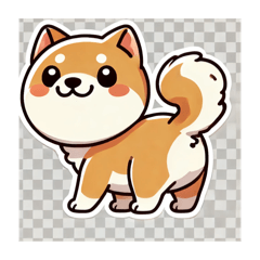[LINEスタンプ] 柴犬スタンプby はるの画像（メイン）