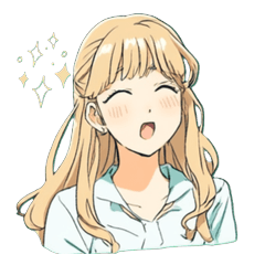 [LINEスタンプ] 金髪ギャルの気まぐれスタンプ