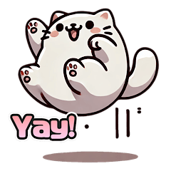 [LINEスタンプ] かわいい猫の日常の一コマ