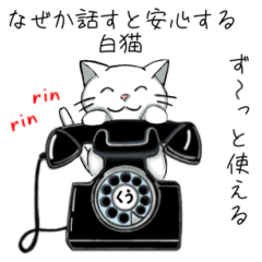 [LINEスタンプ] 聞き上手なしろねこ くうの日常 2