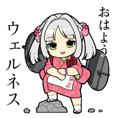 [LINEスタンプ] 【大府市】桃花ちゃんスタンプ（知多娘。）