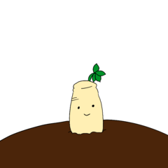 [LINEスタンプ] 薬草の高麗人参、サムサミ