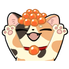 [LINEスタンプ] イクラねこ