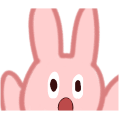 [LINEスタンプ] うさぎさん ～狂気を添えて～