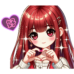 [LINEスタンプ] Sparkling Girls 3