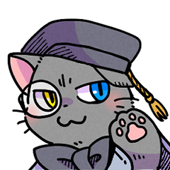 [LINEスタンプ] バケネコ博士スタンプ