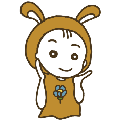 [LINEスタンプ] クニクロうさぎのスタンプ