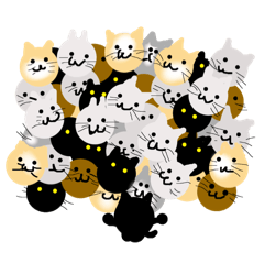 [LINEスタンプ] 猫のコーラス