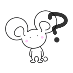 [LINEスタンプ] ？ねずみと！うさぎ【LOVE】【恋人】