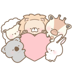 [LINEスタンプ] ぽわぽわ〜ず1