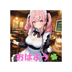 [LINEスタンプ] メイドさん日和