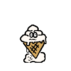 [LINEスタンプ] 毎日つかえます！ソフトクリーム
